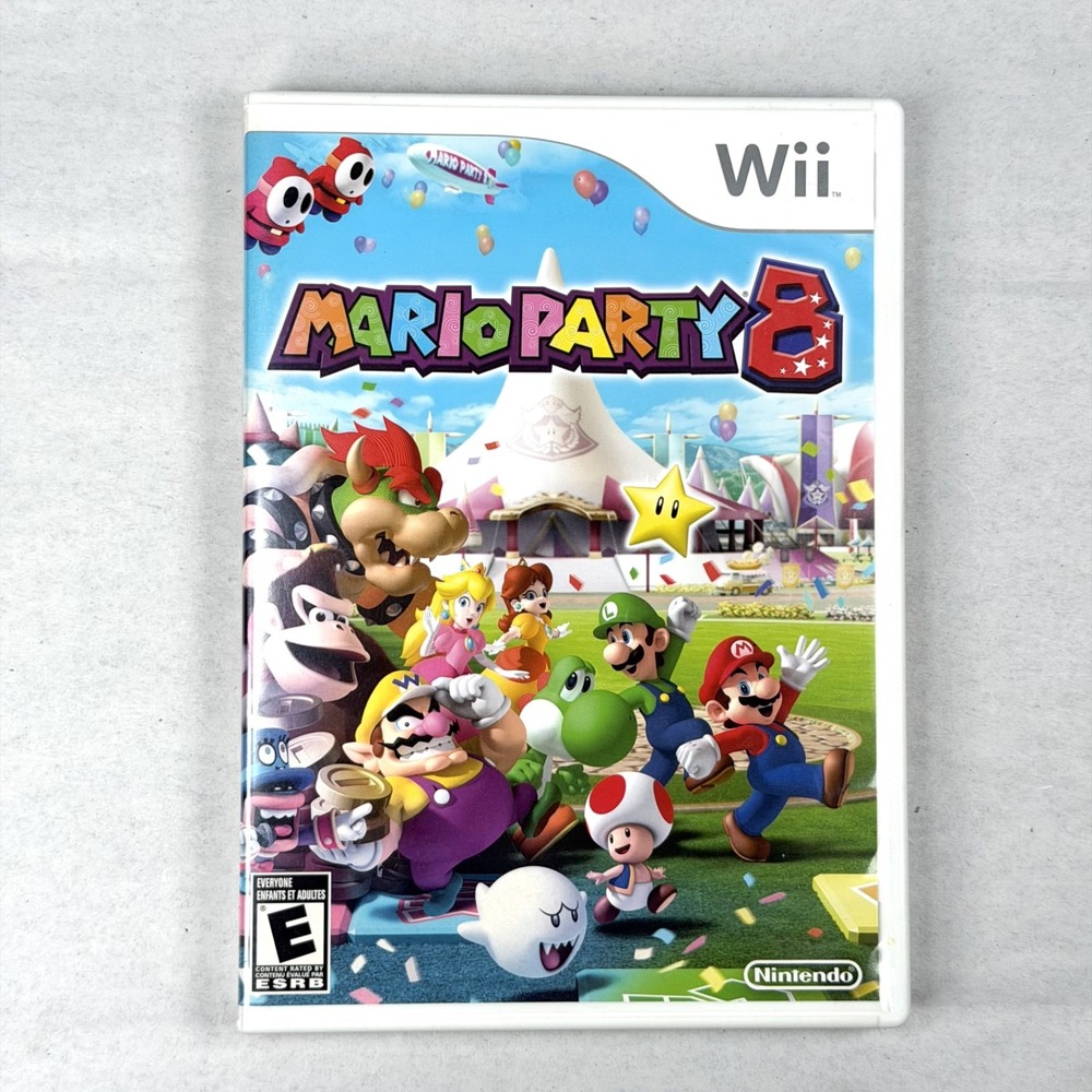 Mario Party 8 (Nintendo Wii, 2006) Complete with Manual / Tested / Working